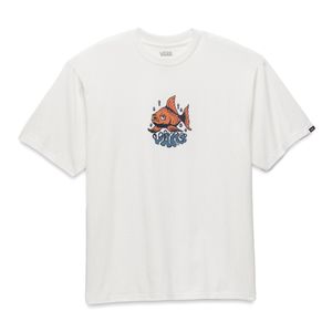 Remera manga corta blanco masculino vans