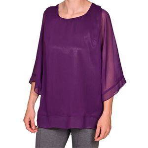 Blusa Maga 3/4 Lila Dama L'Exclusif