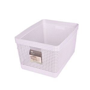 Cesta Grid 20lts Blanco Ou