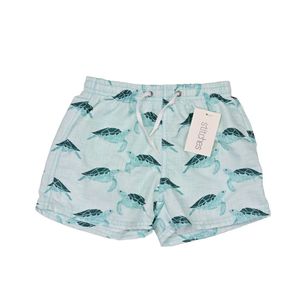 Short de baño tortuga verde niño stitches kids