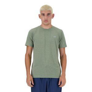 Remera M/C Verde Y Mel Essentials Hombre New Balan