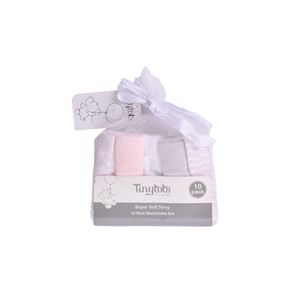 Set Toalla Rosa Bebé Tiny Tots