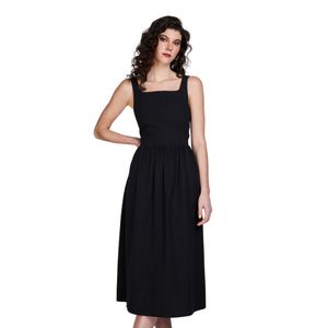 Vestido s/m negro dama eclipse