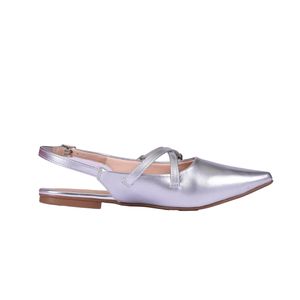 Chatita Plata Trendy Plateado Dama Tiare