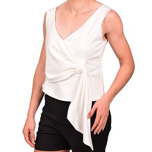Corset Marfil Cruzado Con Moño Juliette