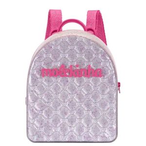 Mochila degrade rosa multicolr molekinha