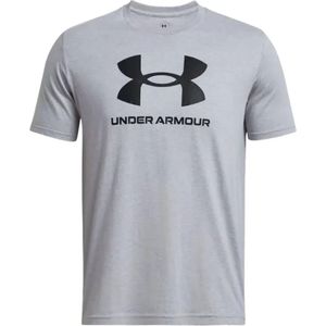 Remera M/C Gris Sportstyle Logo Hombre Under Armou