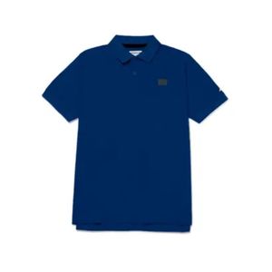 Remera polo manga corta azul masculino caterpilar