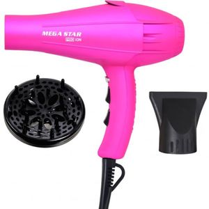 Secador profesional 8000w 220v rosado mega star