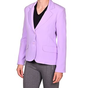 Blazer manga larga lila forrado dama l'exclusif