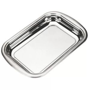 Fuente Rectangular Acero Inox. 48cm Tramontina