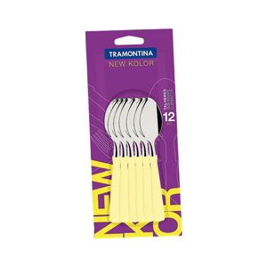 Cuchara Para Te Crema New Color X12 Tramontina