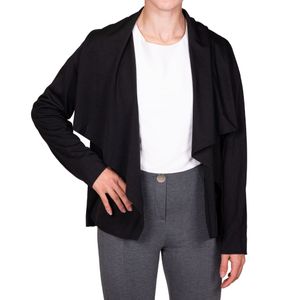 Cardigan Negro De Suede Tiare