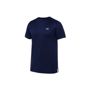 Remera m/c azul dry essentials hombre new balance