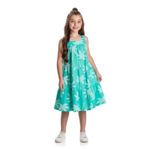 Vestido Verde Niña Tmx