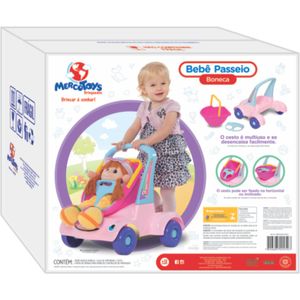 Carrito De Muñecas Mercotoys