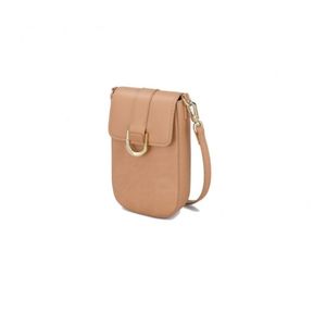 Bandolera porta celular camel fiore f8186