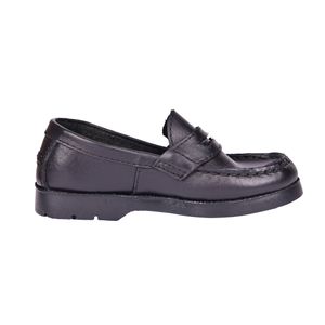 Mocasin negro escolar adulto