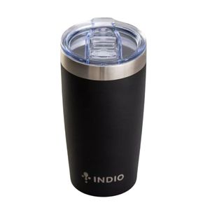 Vaso con abridor 560 ml negro indio