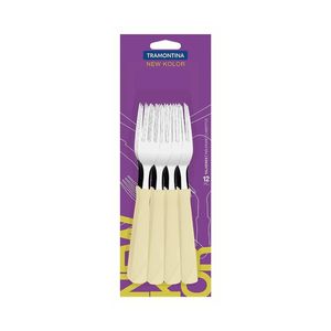 Tenedor P/Mesa Crema New Color Blister X12 Tramont