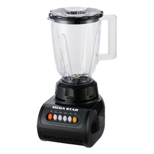 Licuadora jarra 1.5l plastico 220v 4 vel mega star