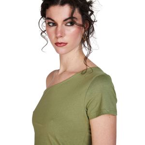 Remera verde dama atrevida