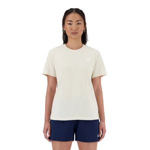 Remera M/C Beige Cl Essentials Mujer New Balance