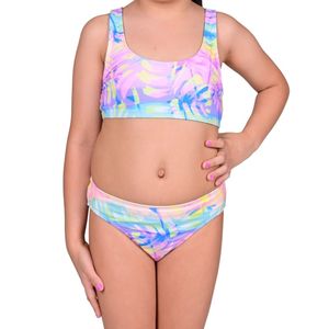 Conjunto Palmeras Combinado Niña Stitches Kids