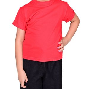 Remera M/C Basic Rojo Niño Stitches