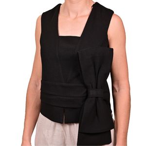 Corset Negro Con Moño Juliette