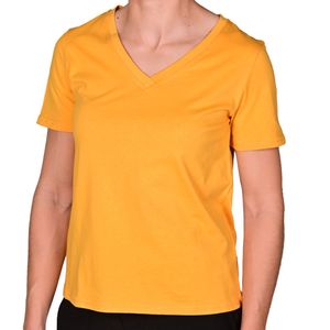 Remera manga corta mostaza femenino tiare