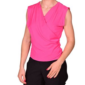 Blusa sin manga fucsia femenino tiare