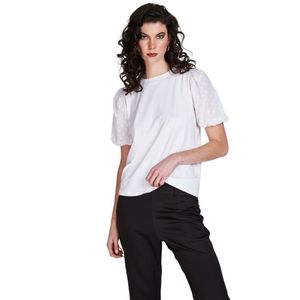 Remera M/C Blanco Dama Eclipse