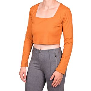 Remera Manga Larga Mostaza Dama Tiare