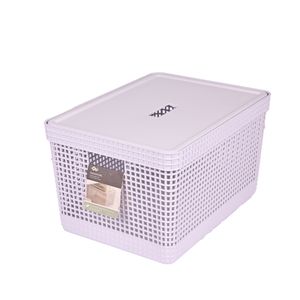 Cest grid con tapa 20lts blanco ou
