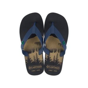 Zapatilla Azul Atlanta Estampado Cartago
