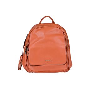 Mochila naranja para dama