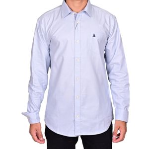 Camisa m/l classic celeste niño regatta