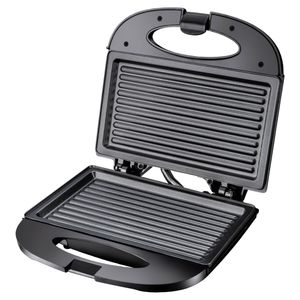 Sandwichera grill 2 pan 220v negro mega star