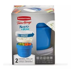 Twist & Seal (C/ Bandeja Para Aderezos) 496ml X 2
