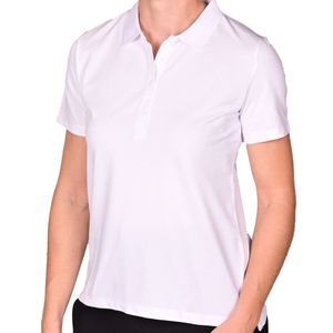 Polo manga corta blanca femenino plus tiare