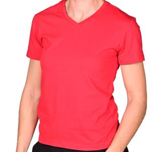 Remera manga corta roja femenino plus tiare