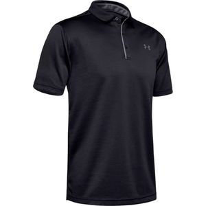 Remera polo negro tech hombre under armour