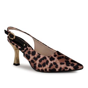 Stilettos animal print oficina bebece