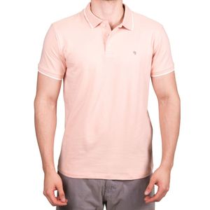 Polo Rosa Gola Rayas Plus New Green