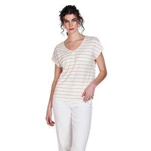 Remera m/c beige dama woman