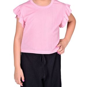 Remera M/C Rosa Niña Tiare
