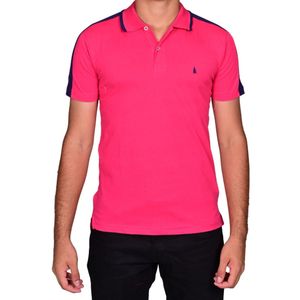 Remera m/c polo slim rosa oscuro niño regatta