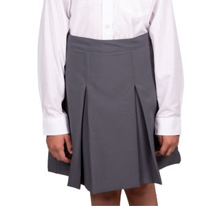 Pollera Gris 2 Tablas Niña Palmer