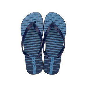 Zapatilla azul marino/celeste estampado ipanema